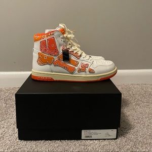 Amiri Skel Top Hi Bandana Orange - Size 11